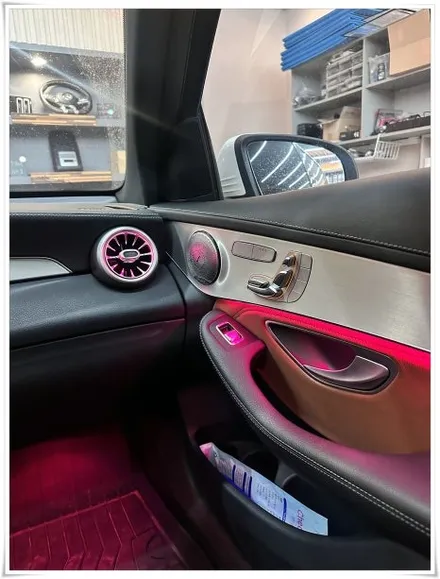 X253 벤츠 GLC 220d  64컬러 앰비언트, 송풍구 튜닝