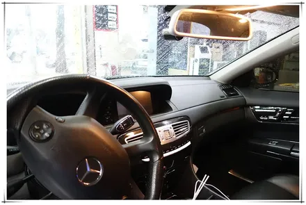 벤츠 CL63AMG - 10.25인치 와이드 안드로이드 모니터 설치