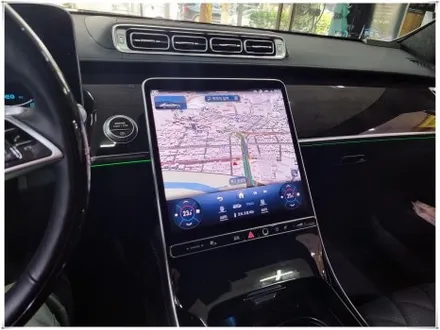 W223 벤츠 S580 튜닝 - 피아노 트림, 액티브 앰비언트 라이트