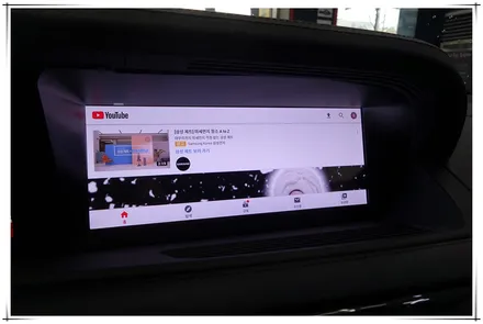벤츠 CL63AMG - 10.25인치 와이드 안드로이드 모니터 설치