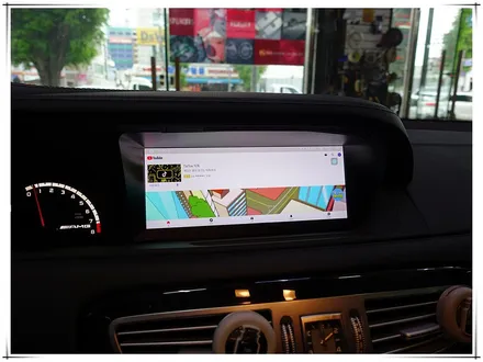 벤츠 CL63AMG 안드로이드 10.25 모니터 시공