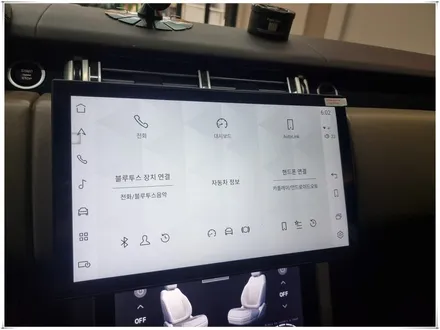 2016 레인지로버 보그 - 안드로이드 모니터 13.3인치와 디지털 공조기