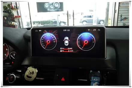 BMW X3 안드로이드 10.25 모니터 장착기