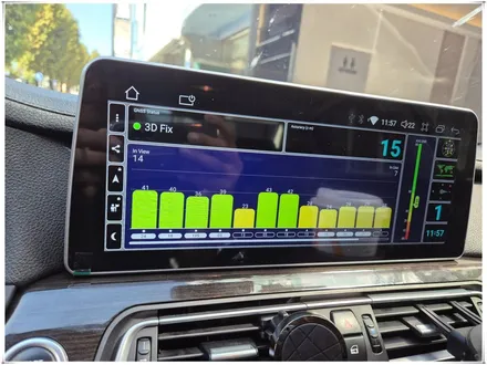 F01 BMW 7시리즈 12.3인치 안드로이드 모니터 설치