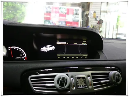 벤츠 CL63AMG 안드로이드 10.25 모니터 시공