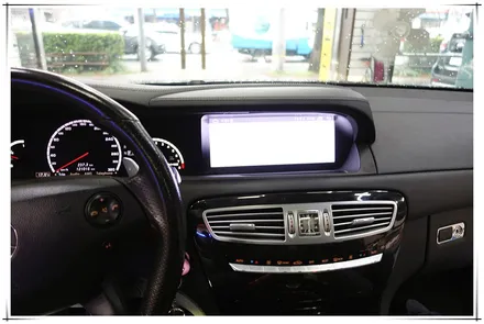 벤츠 CL63AMG - 10.25인치 와이드 안드로이드 모니터 설치
