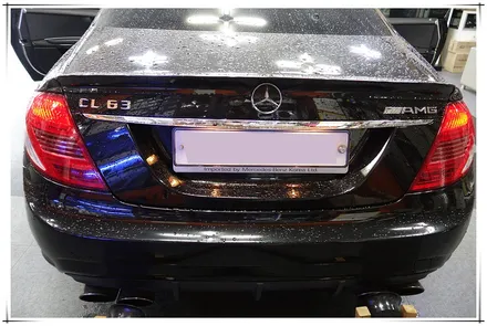 벤츠 CL63AMG - 10.25인치 와이드 안드로이드 모니터 설치
