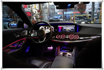 W222 벤츠 S 클래스 - 앰비언트 송풍구, 3D부메스터전동스피커장착