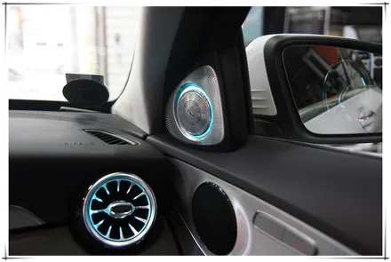 벤츠 W205 C 클래스 - 64색 앰비언트, 송풍구, 부메스터, 카플레이등