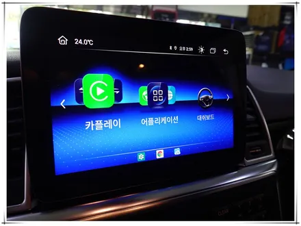 15년형 벤츠 ML250 안드로이드 8.4인치 모니터 시공
