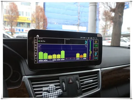 벤츠 W212 E 클래스 10.25 안드로이드 모니터 시공