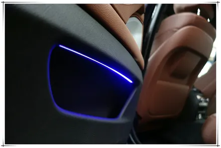 F10 BMW 550d - 가변 앰비언트 라이트와 본넷방음