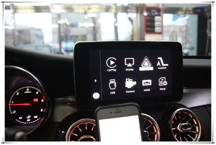 벤츠 W205 C 클래스 - 64색 앰비언트, 송풍구, 부메스터, 카플레이등