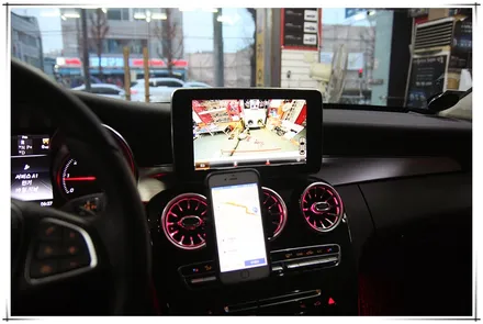 벤츠 W205 C 클래스 - 64색 앰비언트, 송풍구, 부메스터, 카플레이등