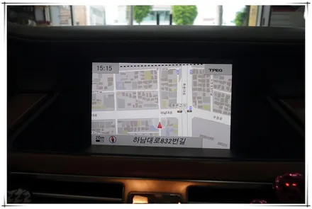 벤츠 CLS350 안드로이드 모니터 장착기