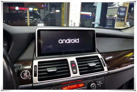 E71 BMW X6 - 안드로이드 10.25 모니터 장착