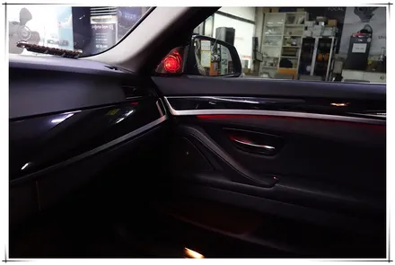 F10 BMW 5시리즈 가변 앰비언트 라이트 시공