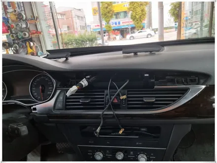 2014 아우디 A6 12.3인치 안드로이드 모니터 시공