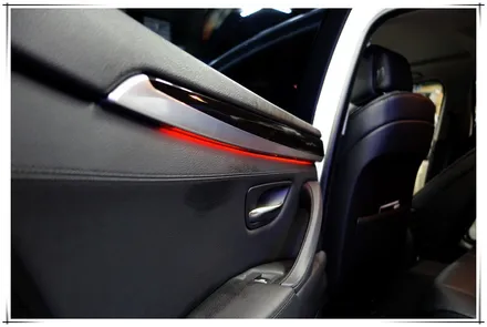 BMW 528i 가변 앰비언트 라이트 - 실내 무드 등 설치