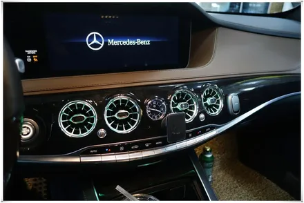 19년식 W222 벤츠 S450 앰비언트 송풍구 장착