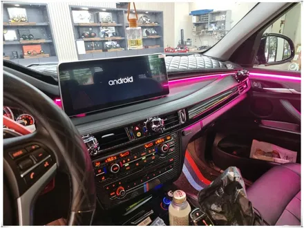 2016 BMW X5 안드로이드 모니터 12.3인치 설치