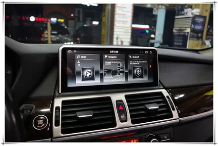 E71 BMW X6 - 안드로이드 10.25 모니터 장착