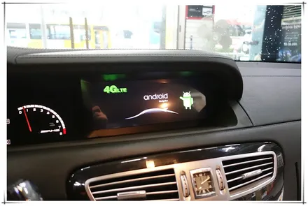 벤츠 CL63AMG - 10.25인치 와이드 안드로이드 모니터 설치