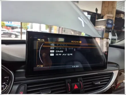 2014 아우디 A6 12.3인치 안드로이드 모니터 시공