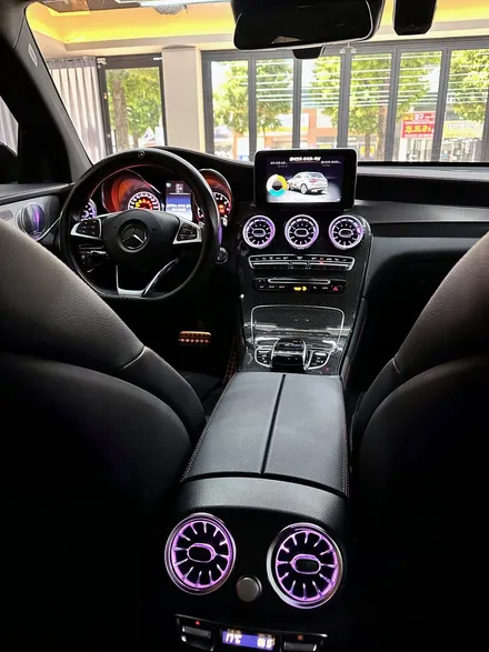벤츠 GLC 43AMG 송풍구 앰비언트 라이트 시공