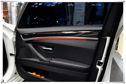 BMW 528i 가변 앰비언트 라이트 - 실내 무드 등 설치