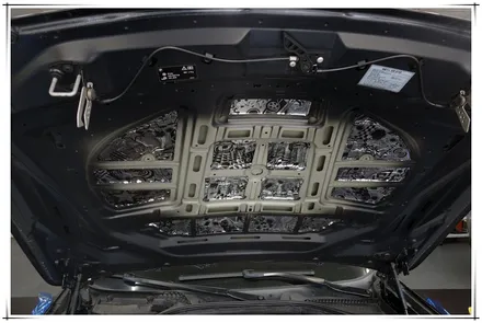 F10 BMW 550d - 가변 앰비언트 라이트와 본넷방음