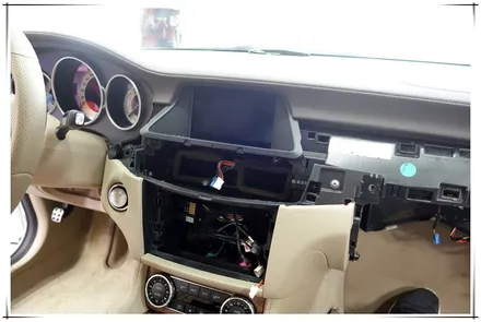 벤츠 CLS350 안드로이드 모니터 장착기