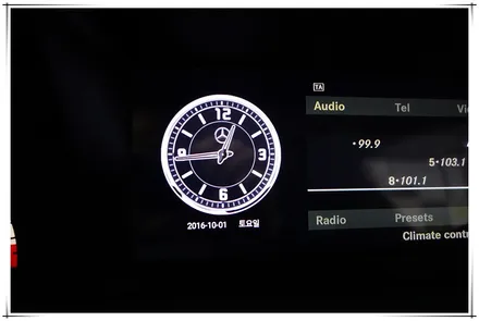 벤츠 CL63AMG - 10.25인치 와이드 안드로이드 모니터 설치