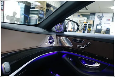 19년식 W222 벤츠 S450 앰비언트 송풍구 장착