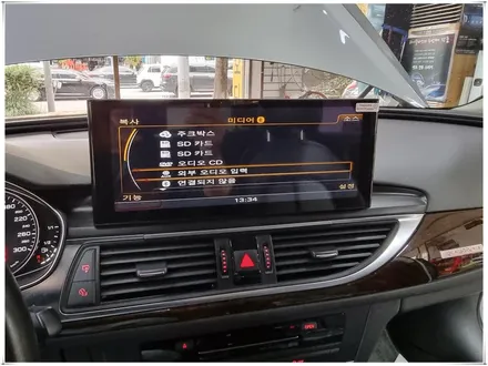 2014 아우디 A6 12.3인치 안드로이드 모니터 시공
