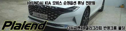 더뉴 그랜저 캘리그라피 반광 크롬 몰딩 교체로 디자인 업그레이드~! / 제주