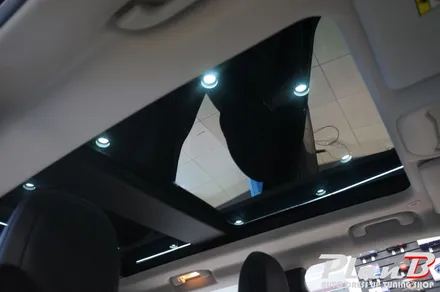 [제주] JEEP 레니게이드 락폴딩과 레인보우 V70 썬루프 썬팅시공~!! / 제주