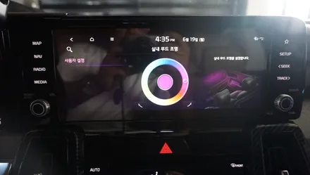제주 쏘렌토 MQ4 순정 연동형 DMX 엠비언트로 깔끔하게 튜닝하기