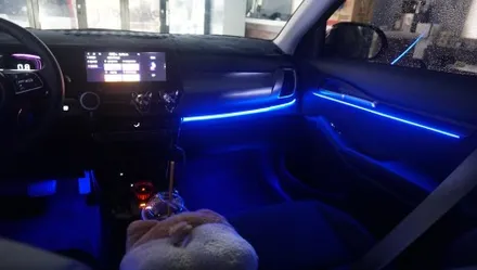 제주 더뉴셀토스 엠비언트 DMX 매립형 제품과 순정 연동까지.. / 제주