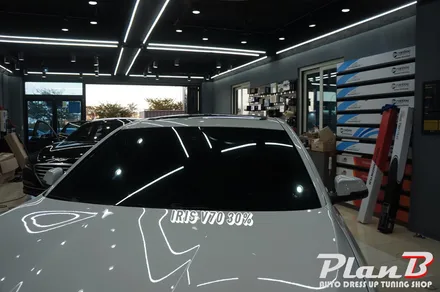 [제주] BMW 520D 레인보우 썬팅 V70 열차단 썬팅~!! / 제주