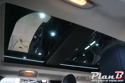 [제주] JEEP 레니게이드 락폴딩과 레인보우 V70 썬루프 썬팅시공~!! / 제주
