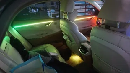제주 더뉴그랜저 글로우모션 엠비언트로 무드등 끝판왕 도전기~! / 제주