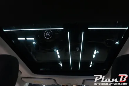 [제주] JEEP 레니게이드 락폴딩과 레인보우 V70 썬루프 썬팅시공~!! / 제주