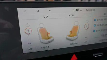 제주 아이오닉5 2열 열선시트 순정부품으로 겨울철을 따뜻하게~!! / 제주