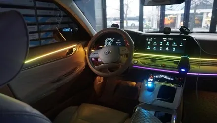 제주 더뉴그랜저 글로우모션 엠비언트로 무드등 끝판왕 도전기~! / 제주