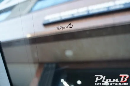 [제주 썬팅] 벤츠 GLE 350d 레인보우 v70과 셋탑네비 터치불량으로 인한 패널교체~!! / 제주
