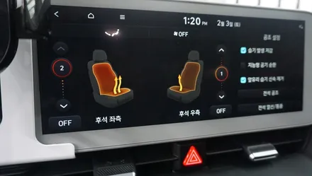제주 아이오닉5 2열 순정 열선시트 겨울 끝날때까지 끝난게 아니죠.. / 제주