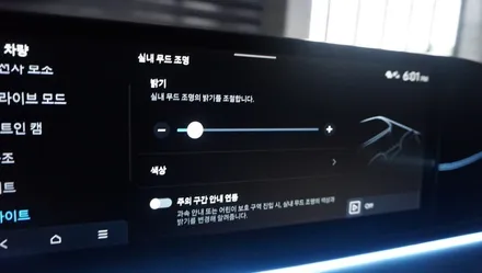 제주 그랜저 GN7 엠비언트 DMX 순정형 아크릴 매립형으로 시공~! / 제주