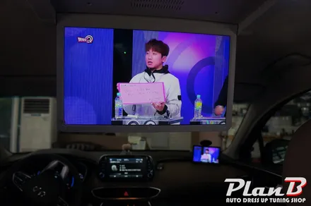 [제주] 싼타페TM 비클시네마 천장모니터 VC-156AD 시공하기! / 제주