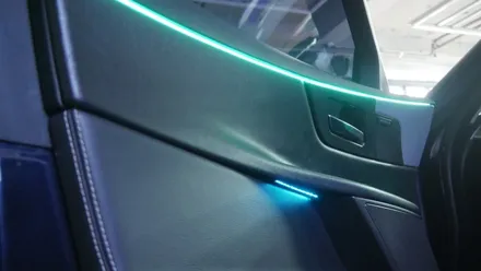 재규어 XF 실내 엠비언트 무드등 튜닝은 제주 플레이앤드에서~ / 제주